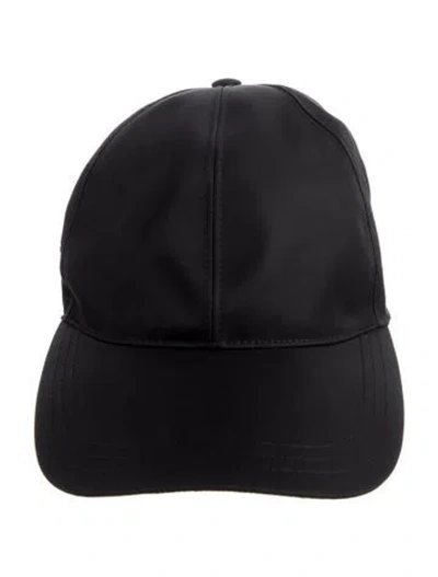 Pre-owned Prada Nylon Cap In Black