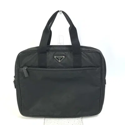 Pre-owned Prada Nylon Handbag () In Black