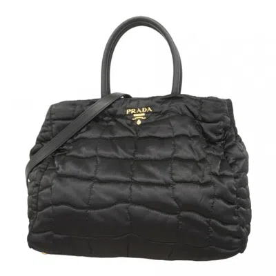 Pre-owned Prada Nylon Handbag () In Black