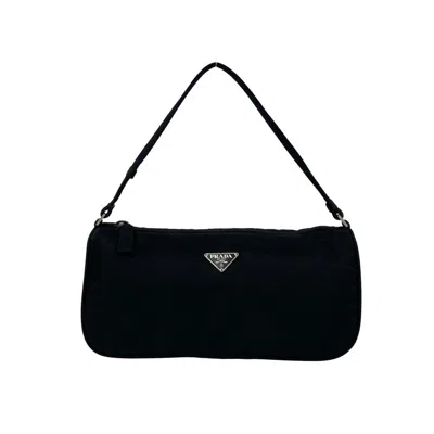 Pre-owned Prada Nylon Handbag Shoulder Bag () In Black