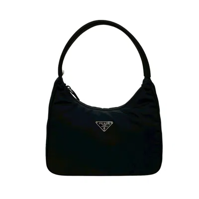 Pre-owned Prada Nylon Handbag Shoulder Bag () In Black