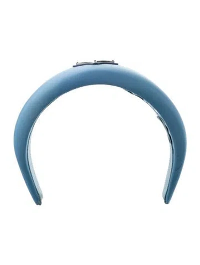 Pre-owned Prada Nylon Headband In Blue
