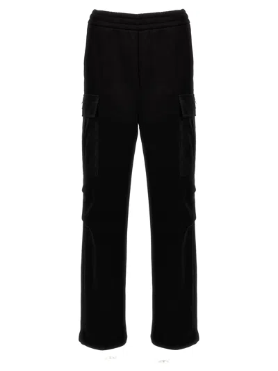 PRADA PRADA NYLON INSERT CARGO JOGGERS