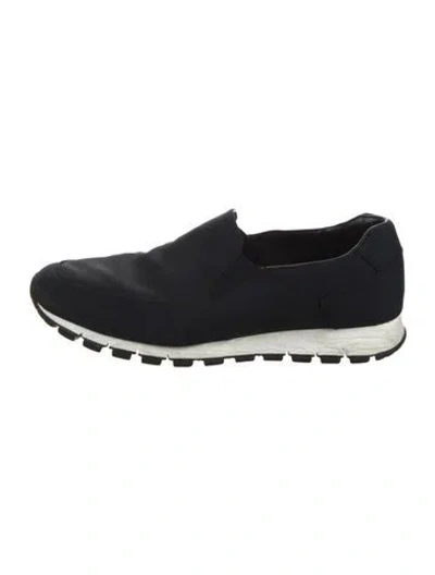Pre-owned Prada Nylon Loafers In Blue