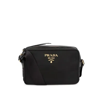 PRADA NYLON LOGO CAMERA BAG