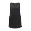 Prada Front Embossed Mini Dress Re-nylon Round Neck