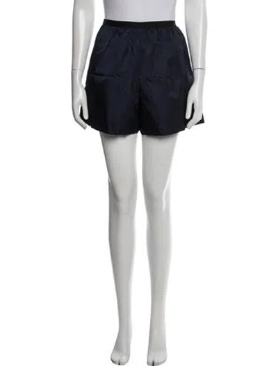 Pre-owned Prada Nylon Mini Shorts In Black
