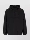 Prada Nylon Padded Jacket Elastic Cuffs In Black