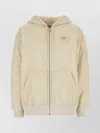 Prada Nylon Padded Jacket With Hood And Pockets In Multi