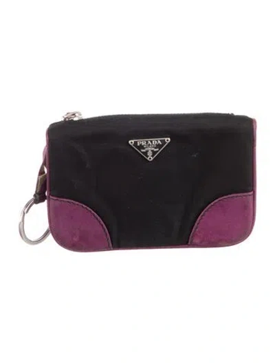Pre-owned Prada Nylon Pouch In Black