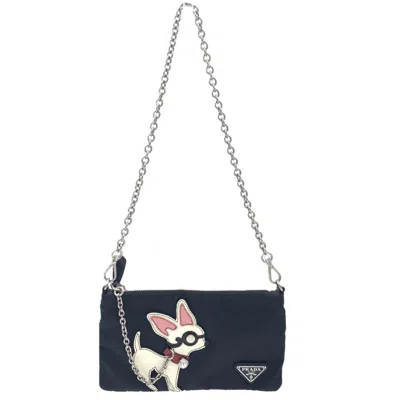 Pre-owned Prada Nylon Pouch () In Black