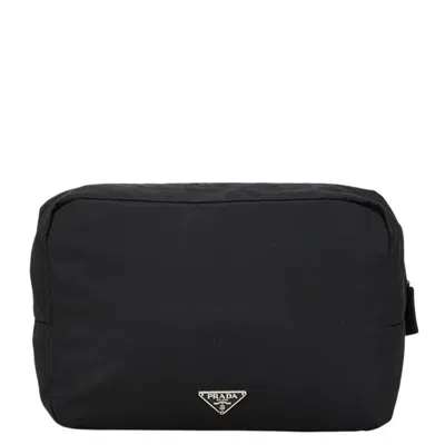 Pre-owned Prada Nylon Pouch () In Black