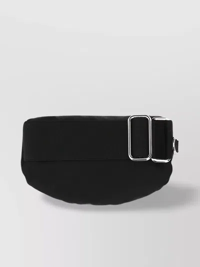 Prada Nylon Pouch Wrist Adjustable Strap In Black