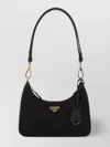 PRADA NYLON QUILTED SHOULDER BAG WITH CHAIN DETAIL