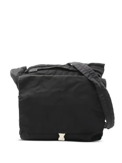 Pre-owned Prada Nylon Shoulder Bag In Black