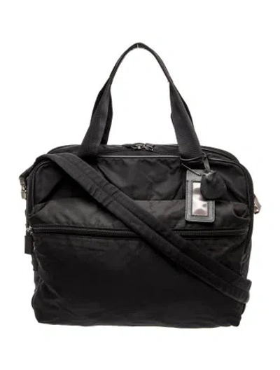 Pre-owned Prada Nylon Shoulder Bag In Black