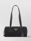 Prada Nylon Shoulder Bag Padlock Detail