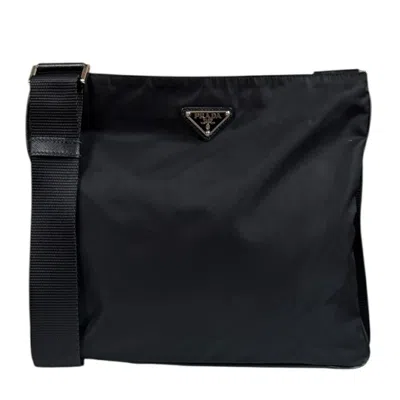 Pre-owned Prada Nylon Shoulder Bag () In Black
