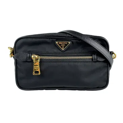 Pre-owned Prada Nylon Shoulder Bag () In Black