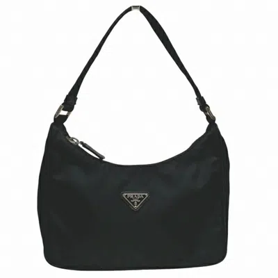 Pre-owned Prada Nylon Shoulder Bag () In Black