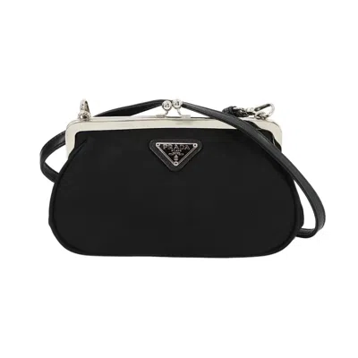 Pre-owned Prada Nylon Shoulder Bag () In Black