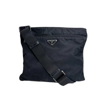 Pre-owned Prada Nylon Shoulder Bag Sling Bag () In Black