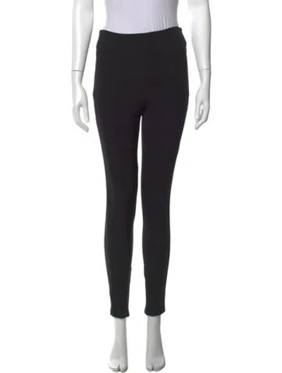 Pre-owned Prada Nylon Skinny Leg Pants In Black
