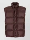 Prada Chocolate Re-nylon Sleeveless Down Jacket