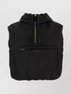 Prada Re-nylon Puffer Vest In Black