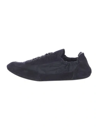 Pre-owned Prada Nylon Sneakers In Blue