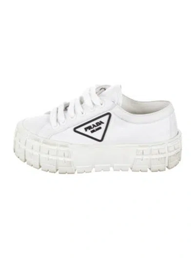 Pre-owned Prada Nylon Sneakers In Multi