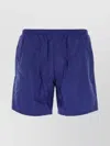 Prada Nylon Swim Shorts With Back Pocket And Elastic Waistband