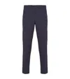 Prada Men's Tech Stretch Pants In Blue