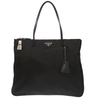 Pre-owned Prada Nylon Tote Bag () In Black