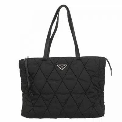 Pre-owned Prada Nylon Tote Bag () In Black