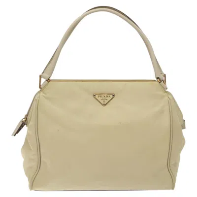 Pre-owned Prada Nylon Tote Bag () In Sand
