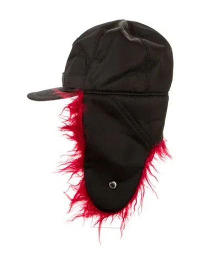 Pre-owned Prada Nylon Trapper Hat In Multi