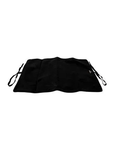 Pre-owned Prada Nylon Trifold Travel Pouch W/tags In Black