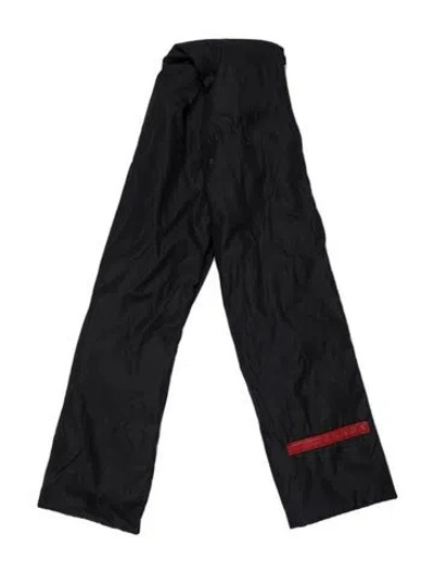 Pre-owned Prada Nylon Vintage Scarf In Black