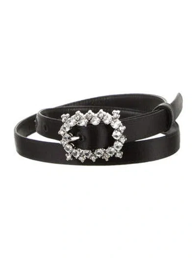 Pre-owned Prada Nylon Waist Belt In Black