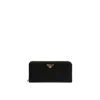 Prada Nylon Wallet In Black