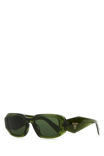 Prada Occhiali Da Sole-tu Nd  Female In Green
