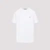 Prada Triangle Logo Cotton T-shirt In White
