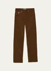Prada Caramel-coloured Corduroy Trousers Women In F098l Caramel