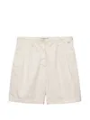 Prada Old Gabardine Bermudas In White