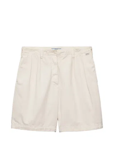 PRADA OLD GABARDINE BERMUDAS