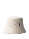 Prada Mens Neutral Old Gabardine Cotton Bucket Hat In Neutral