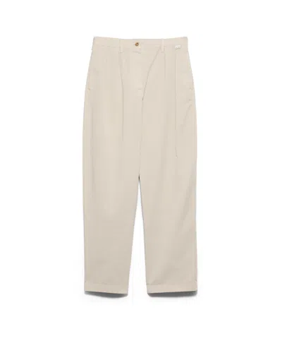 Prada Women's Old Gabardine Pants In Neutral
