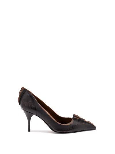 PRADA OLD LEATHER PUMPS