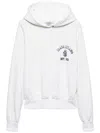 Prada Logo-embroidered Cotton Sweatshirt In White